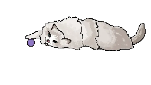 pixel ragdoll cat